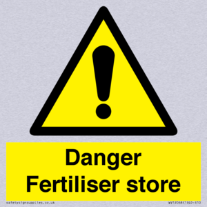 Danger Fertiliser store
